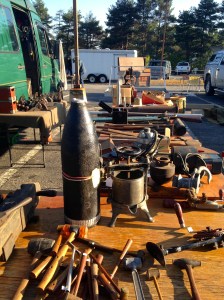 Everything from massive shell casings to paint mills