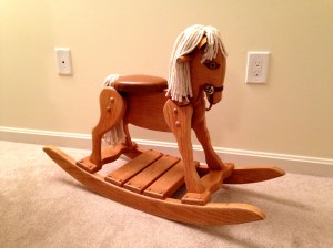 Oak Rocking Horse