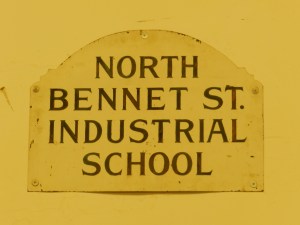 Old North Bennet Street Industrial School Sign
