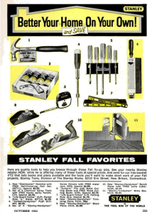 Stanley H104 in Ad From 1962