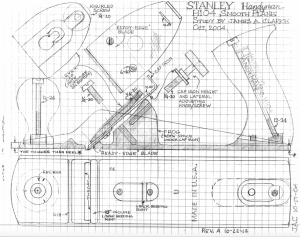 Figure 1: Stanley H104 as drawn by James A. Clarke