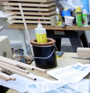 Old Brown Glue in my electric glue pot