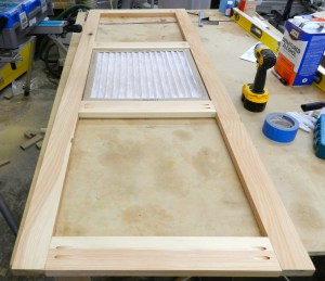 Frame for intake air filters