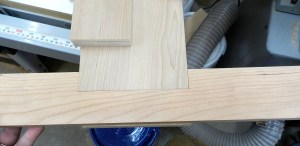 Making sure the rails have a nice tight fit