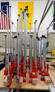 You can never have too many clamps...if I had more I would have had more baking at the same time