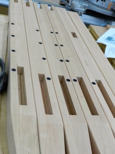 Completed Legs With Hardware Installed