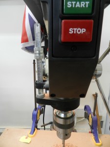 Drill press depth stop