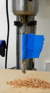 Blue tape depth stop