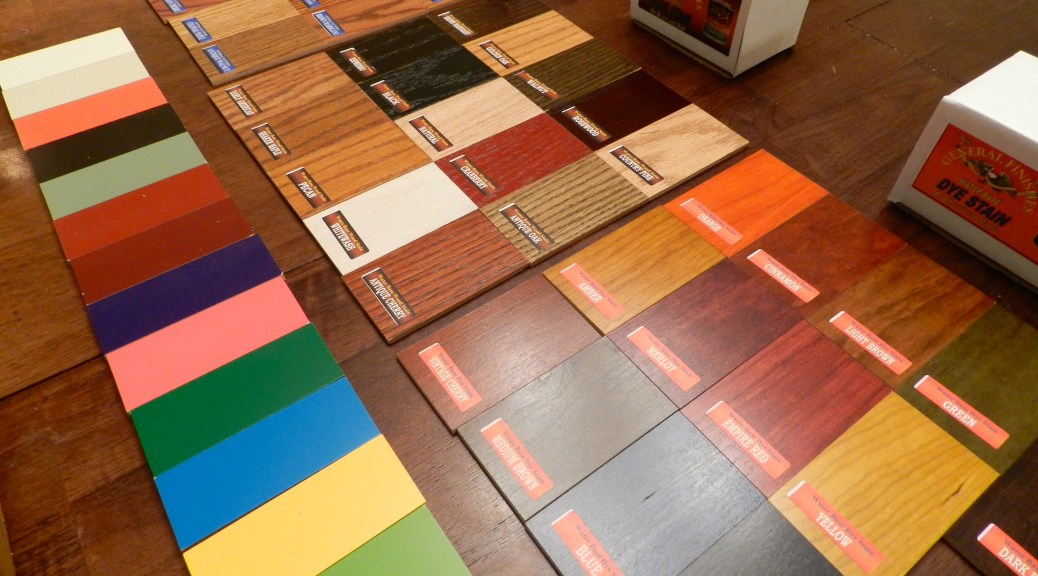 Finish and color samples