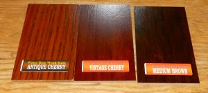 Cherry stains we liked