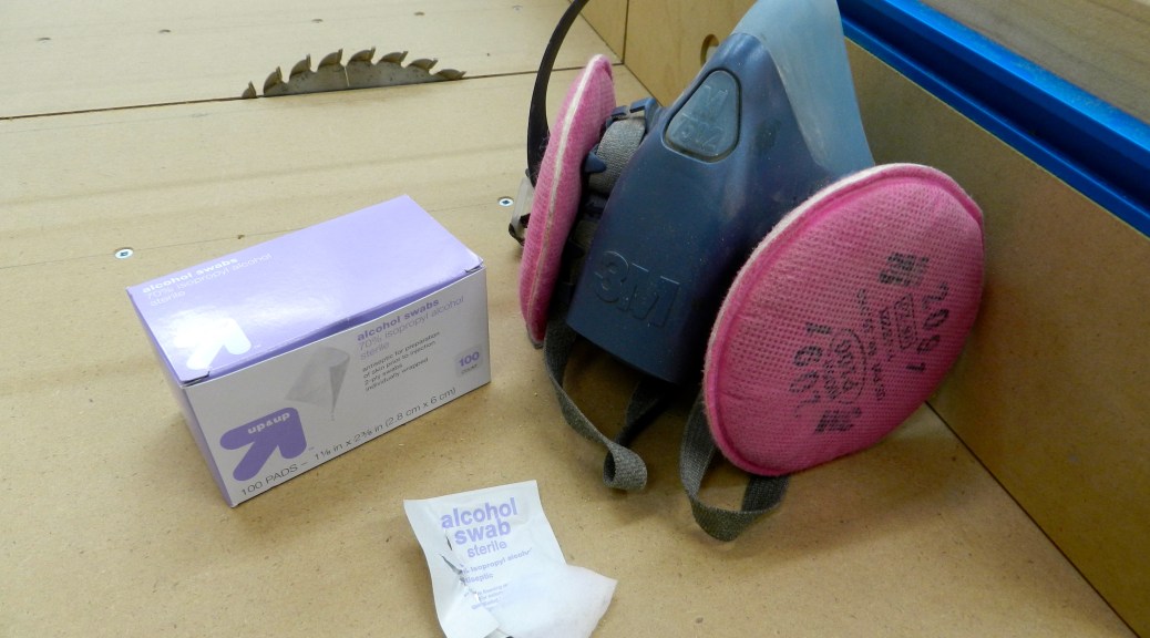 Alcohol Swabs Are Great For Cleaning Your Respirator