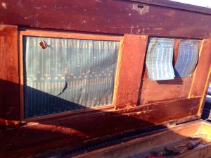 Reference charts under the lid