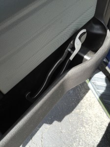 Fits nicely into car door storage pockets