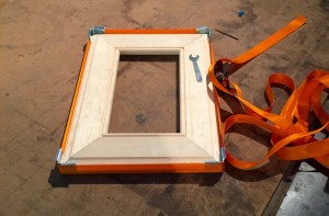 Frame baking in the band clamps