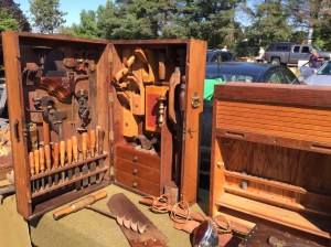 Tool chests displayed by Bill Garrett of Sparrowbush NY