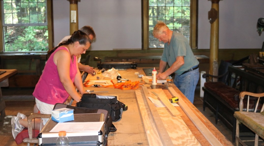Making Picture Frames from Hand-run molding.