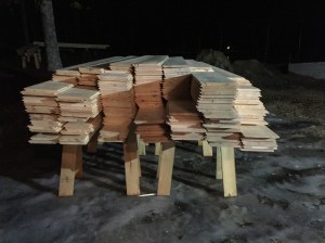 A LOT of shiplap siding on horses