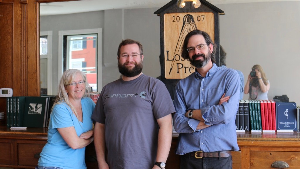 Megan Fitzpatrick, Bill Rainford and Chris Schwarz