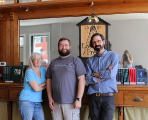 Megan Fitzpatrick, Bill Rainford and Chris Schwarz