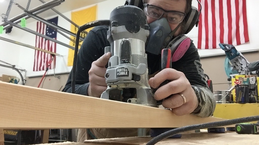 Creating stop chamfers on all the posts.