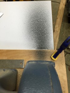 Rods cut with metal cut off saw and edges ground back on a slow speed grinder. 