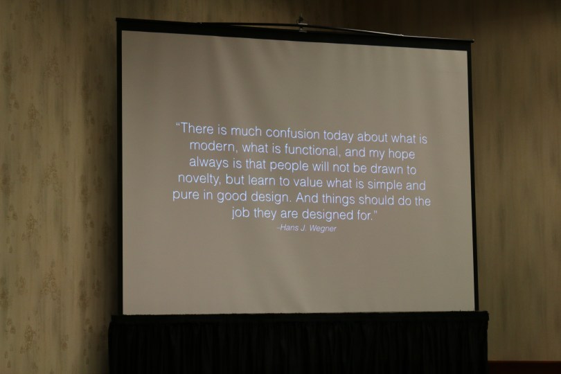 Great Hans Wegner quote