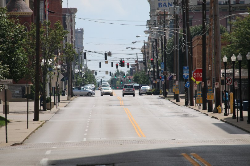 Street leading to the Northern Kentucky Convention Center, home to WIA 2016