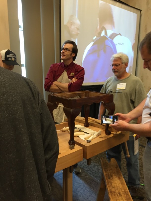 Zach Dillinger taking questions as the end of one of his workshops.