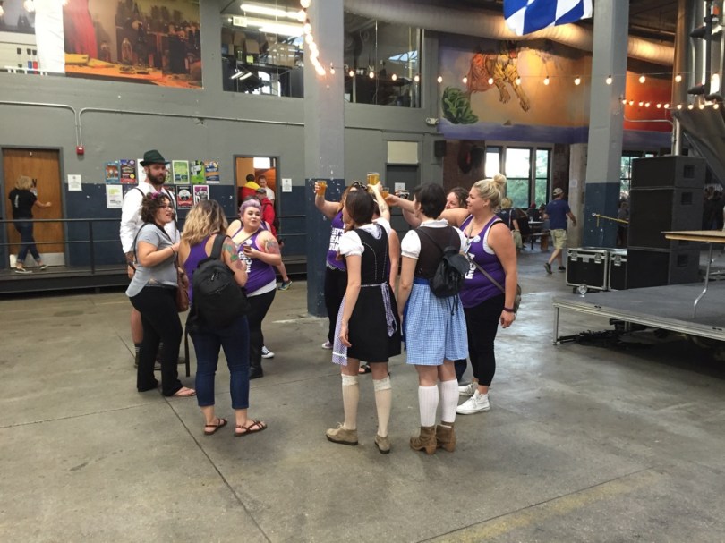 It was OctoberFest weekend in Cincinnati -- the largest outside of Germany. Made my German ancestors happy to try all the brews and see all the folks in Lederhosen and Dirndls.
