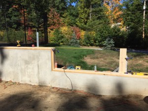 Measuring and compensating for the different levels of the foundation