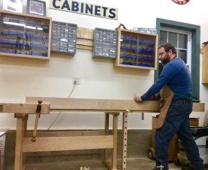 Bill demonstrating the use of his deadman