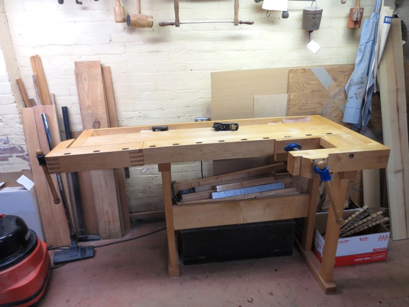 Left-handed Tage Frid workbench by Paul Van Pernis (Alternate view)