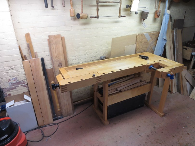 Left-handed original plans Tage Frid workbench by Paul Van Pernis