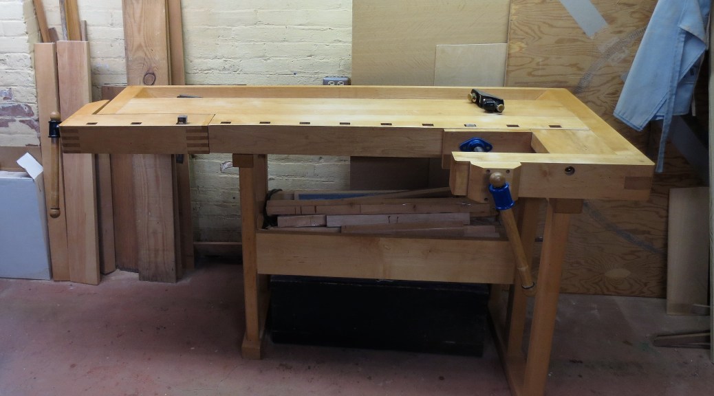 Left-handed Tage Frid workbench by Paul Van Pernis