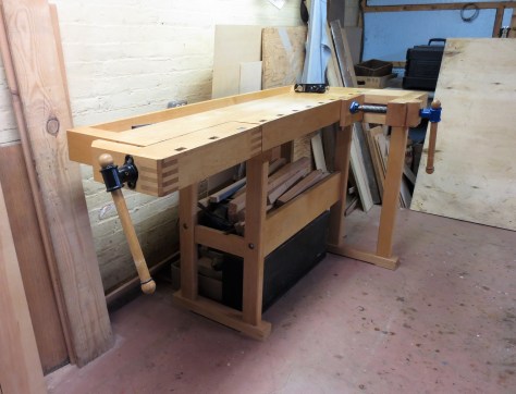 3/4 view of workbench
