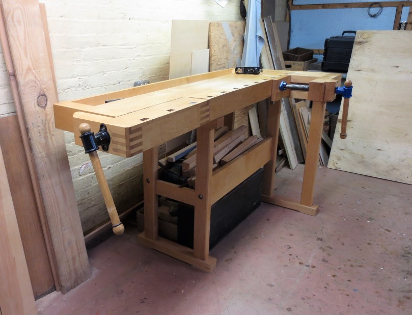 3/4 view of workbench
