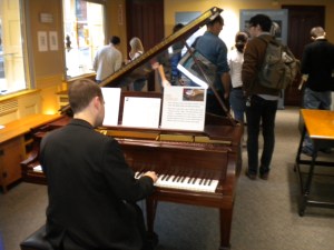 Have a seat, play a well tuned piano